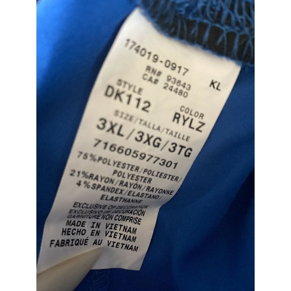 3X Blue Scrubs Stretch Medical Dickies Nurse Pants - Picture 3 of 10